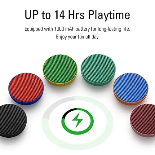 Vifa City Portable Wireless Bluetooth Speaker with Dual Pairing & IPX4 Waterproof, 20W HiFi Audio, 65mm Drivers, Burgundy Blush | Modern Premium Design thumbnail 3