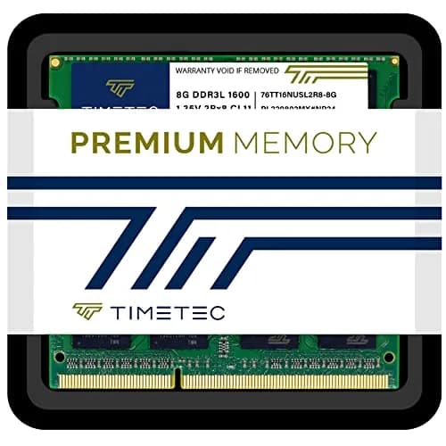 Timetec 16GB KIT(2x8GB) DDR3L 1600MHz PC3L-12800 1.35V Non-ECC SO-DIMM RAM | Compatible with Synology NAS thumbnail 5