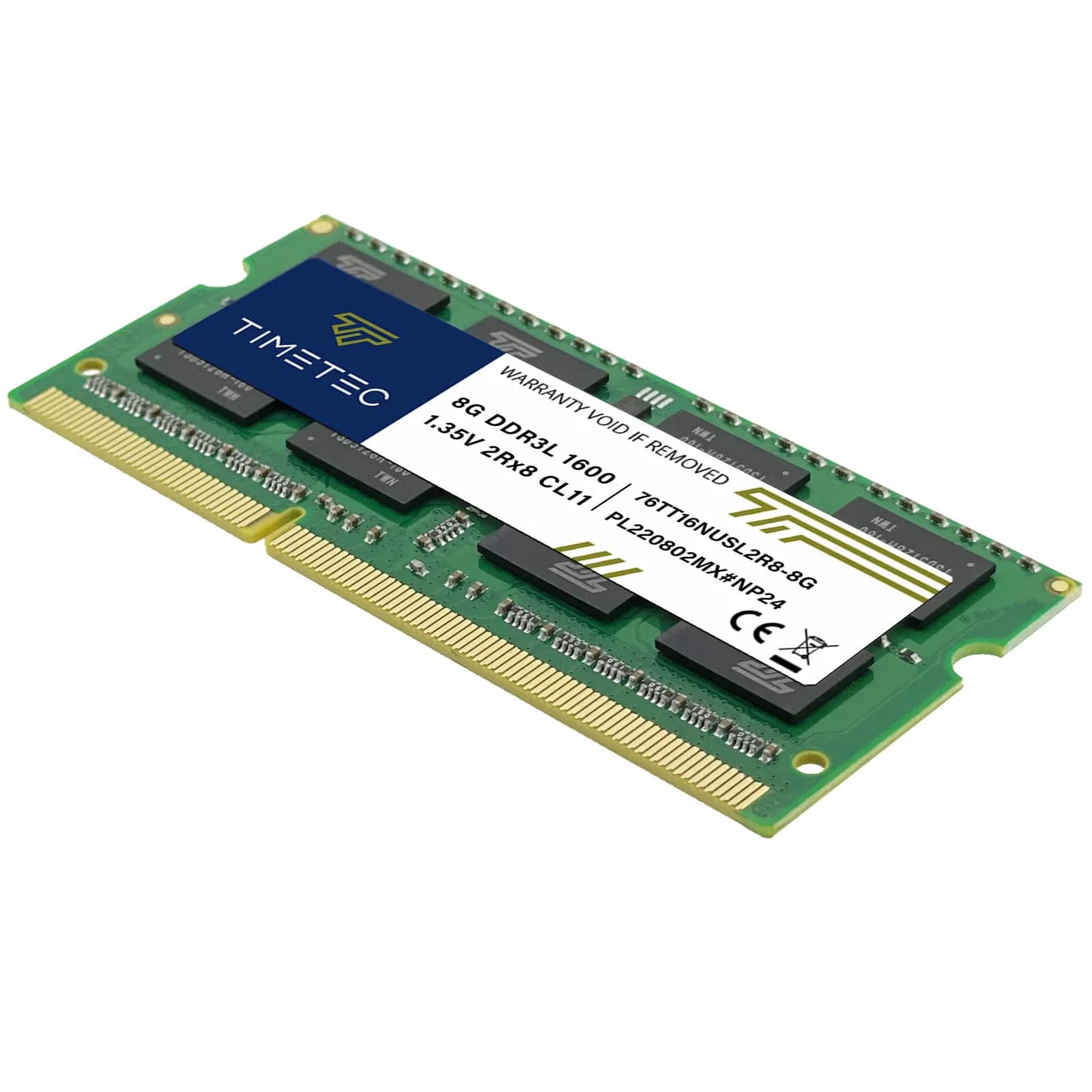 Timetec 16GB KIT(2x8GB) DDR3L 1600MHz PC3L-12800 1.35V Non-ECC SO-DIMM RAM | Compatible with Synology NAS - view 7