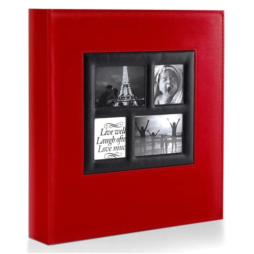 Ywlake Photo Album 4x6 1000 Pockets | Extra Large Capacity Family Wedding Album with Leather Cover