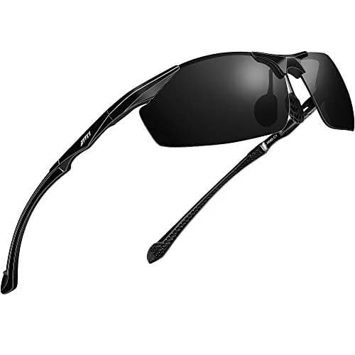 ATTCL Polarized UV Protection Sports Sunglasses for Men Aluminum-Mg Frame | Lightweight & Unbreakable thumbnail 1