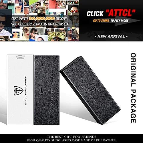 ATTCL Polarized UV Protection Sports Sunglasses for Men Aluminum-Mg Frame | Lightweight & Unbreakable thumbnail 6