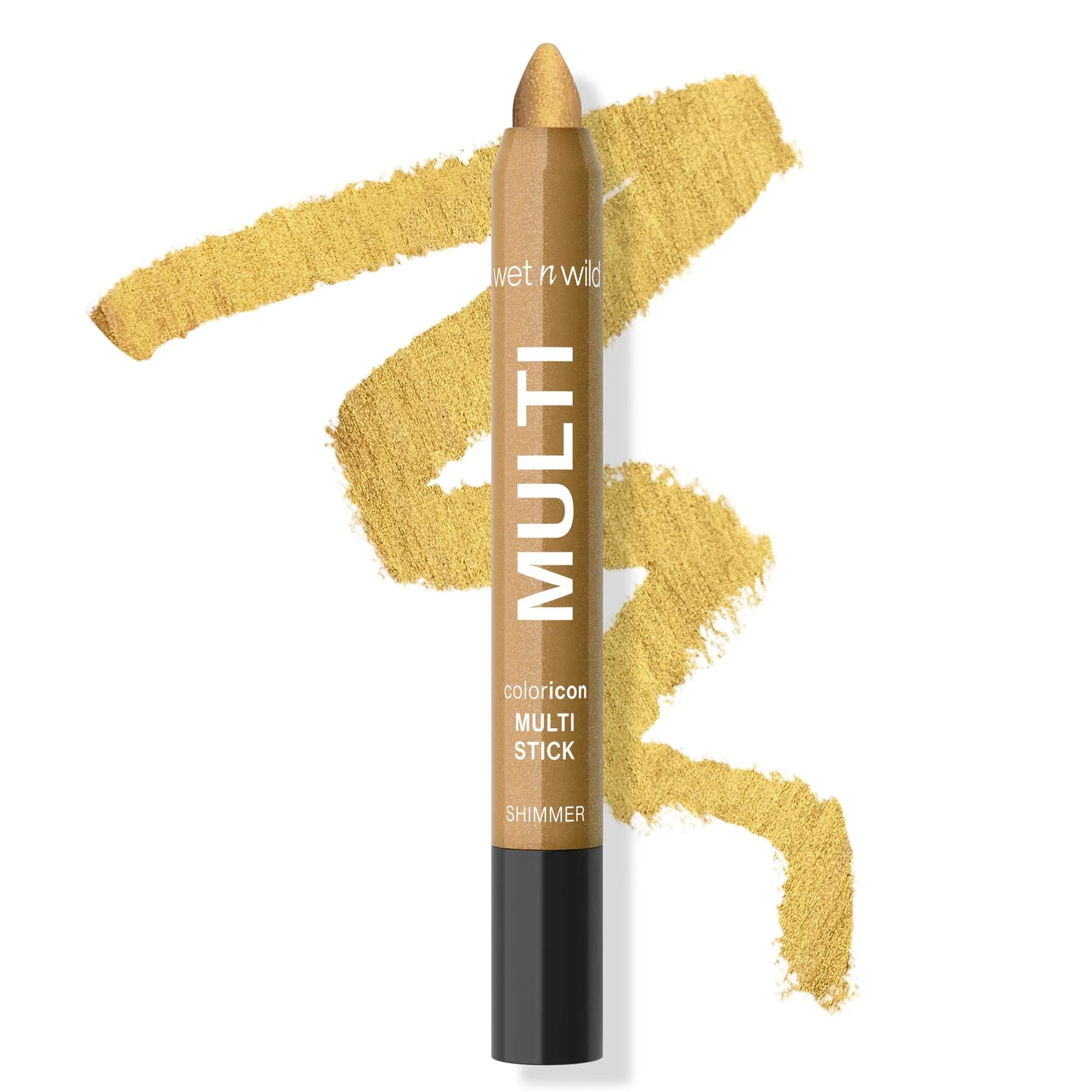 wet n wild Color Icon Cream Eyeliner Eyeshadow Multi-Stick Gold Keep Diggin 14.0 g (0.49 oz) | Cruelty-Free & Vegan — Gold Keep Diggin