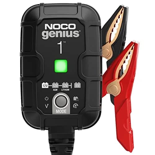 NOCO GENIUS1 1A 6/12V Smart Battery Charger & Maintainer | Charges Dead Batteries, Restores Health thumbnail 1