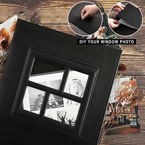 Ywlake Photo Album 4x6 1000 Pockets | Extra Large Capacity Family Wedding Album with Leather Cover thumbnail 4