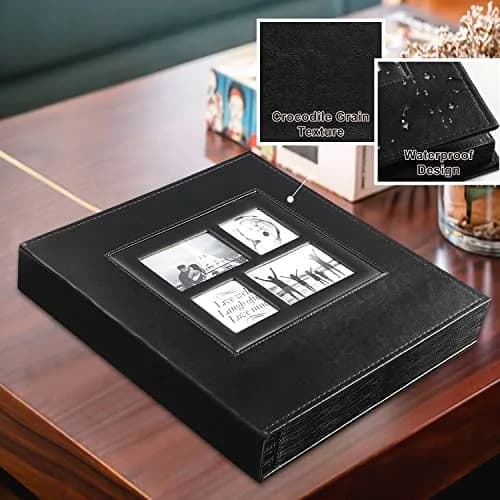 Ywlake Photo Album 4x6 1000 Pockets | Extra Large Capacity Family Wedding Album with Leather Cover thumbnail 3
