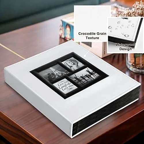 Ywlake Photo Album 4x6 1000 Pockets | Extra Large Capacity Family Wedding Album with Leather Cover thumbnail 3