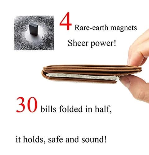 Toughergun Slim Wallet RFID Blocking Money Clip 10.16 cm (4") | Minimalist Front Pocket Card Holder thumbnail 4