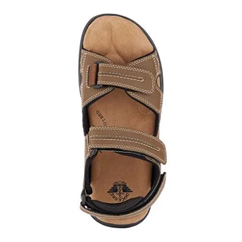 Dockers Mens Newpage Outdoor Sport Sandal Memory Foam, Dark Tan, 15 Wide | Water-Friendly, All-Day Comfort thumbnail 3