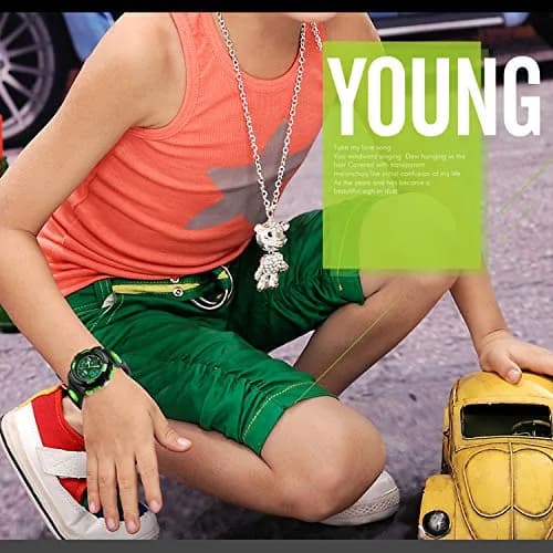 Dayllon Boys Watch,Digital Sport Waterproof 44mm | Multi-Function Analog & Digital for Kids 5-15 thumbnail 7