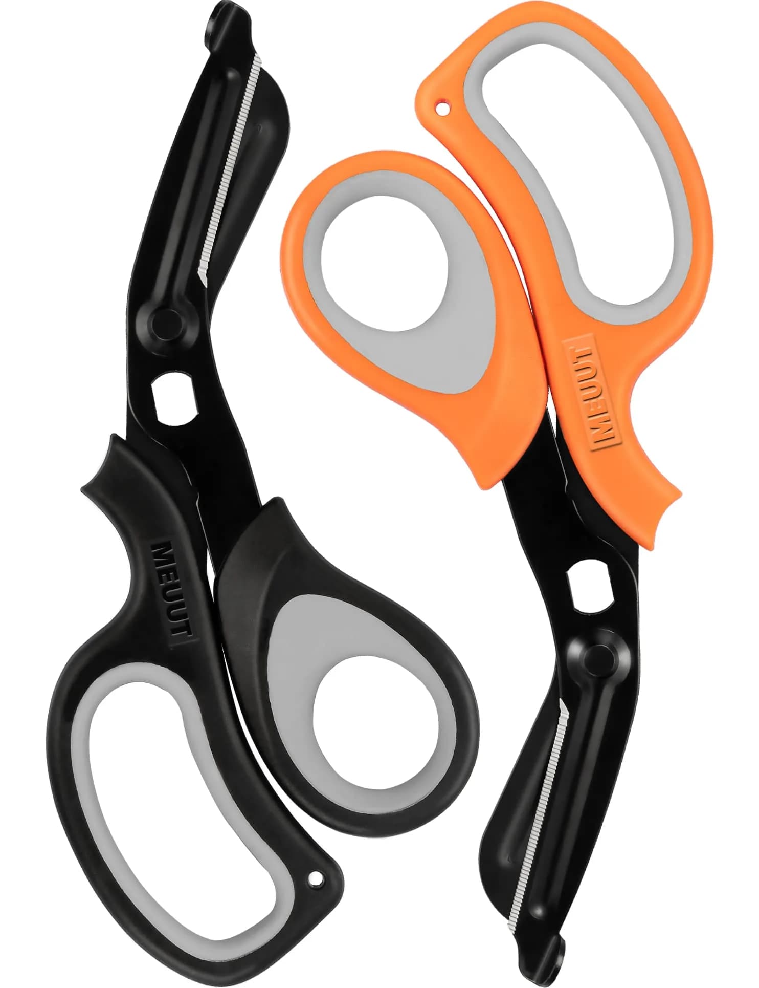 MEUUT 8-Inch Medical Trauma Shears (2-Pack) | Patented Surgical Grade Stainless Steel EMT Scissors - main product image