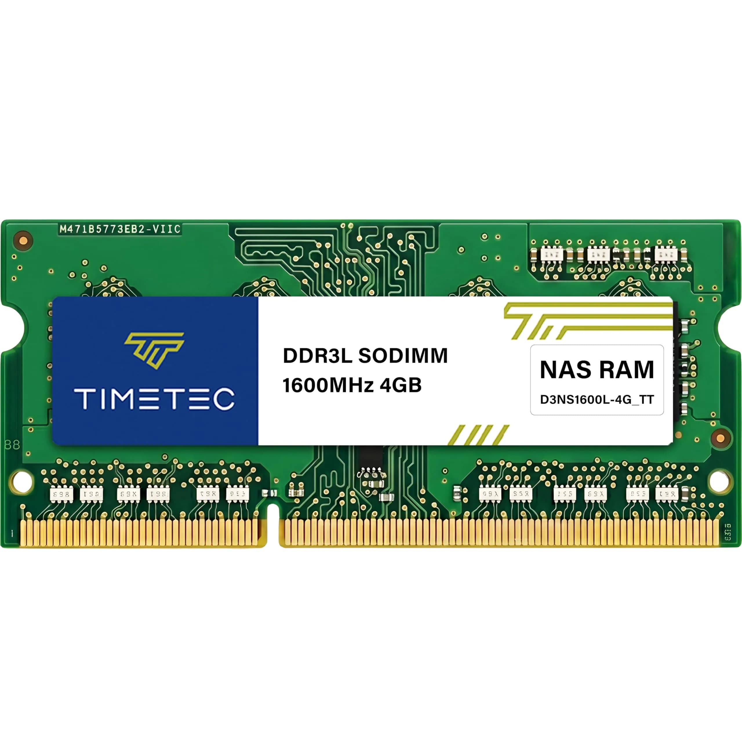 Timetec 16GB KIT(2x8GB) DDR3L 1600MHz PC3L-12800 1.35V Non-ECC SO-DIMM RAM | Compatible with Synology NAS — 1600MHz 4GB