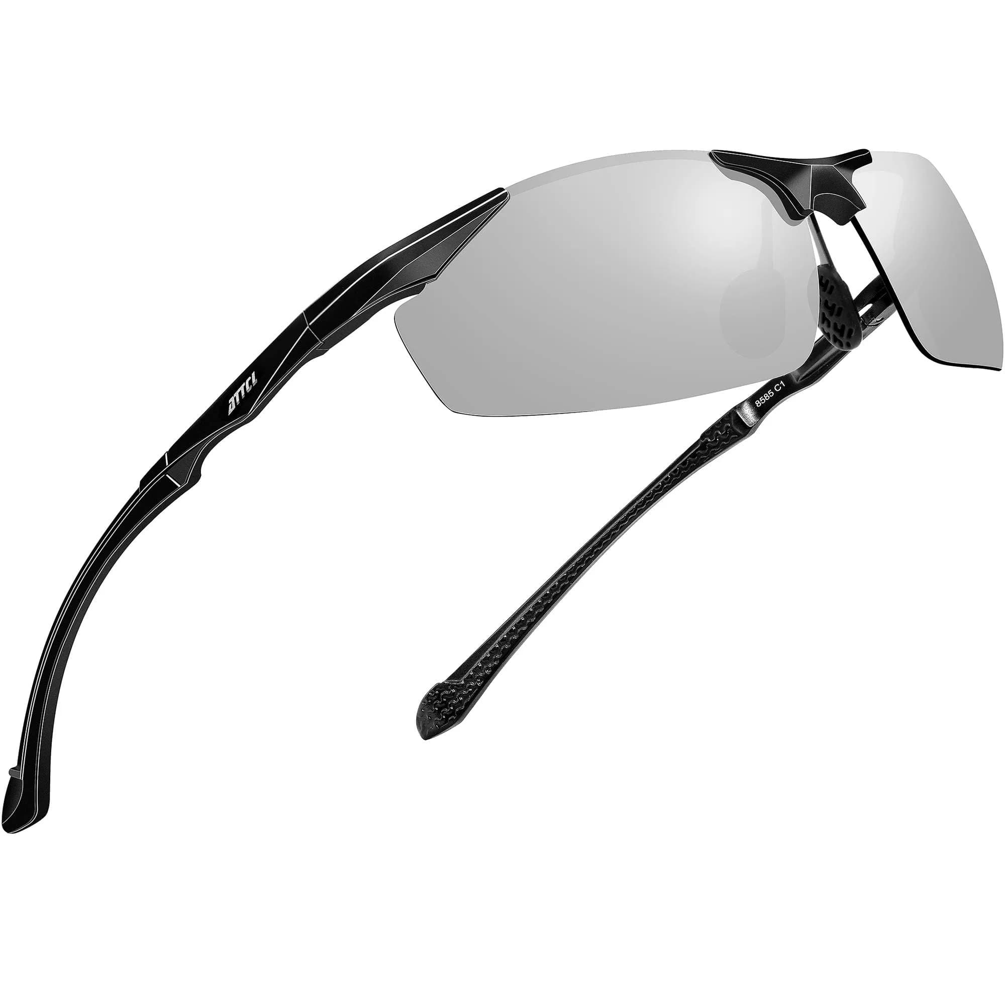ATTCL Polarized Sports Sunglasses for Men | 64mm Lens Width