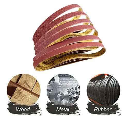 S SATC 1x30 Inch Sanding Belts 24-Pack (60-400 Grits) Aluminum Oxide | Heavy Duty Stripping & Sanding thumbnail 6