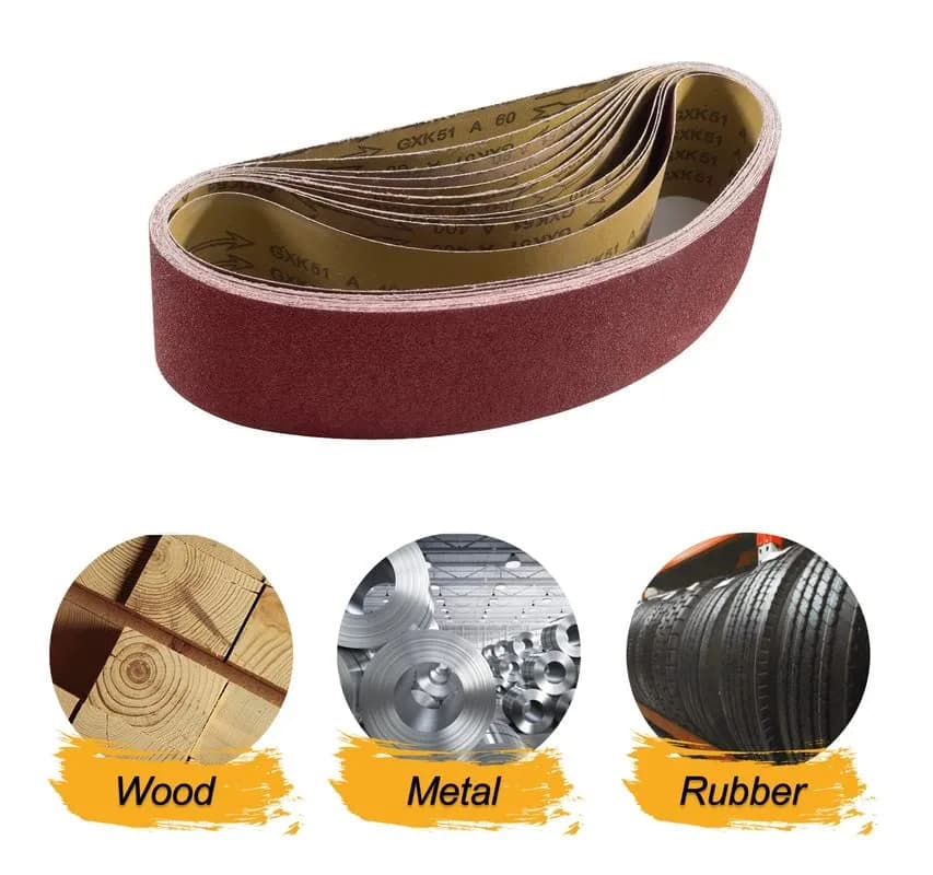S SATC 4x36 Inch Sanding Belts 12-Pack (60-400 Grits) Aluminum Oxide | Heavy Duty Stripping & Finishing thumbnail 8