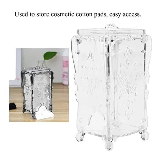 FILFEEL Acrylic Cosmetic Storage Box with Lid | 8cm x 7cm x 14cm (3.1in x 2.8in x 5.6in) thumbnail 4