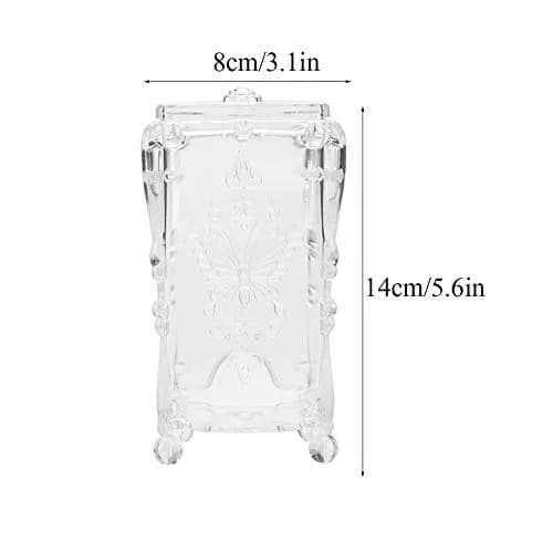 FILFEEL Acrylic Cosmetic Storage Box with Lid | 8cm x 7cm x 14cm (3.1in x 2.8in x 5.6in) thumbnail 6