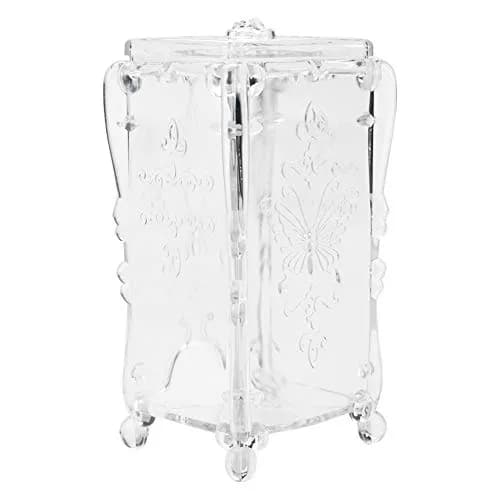 FILFEEL Acrylic Cosmetic Storage Box with Lid | 8cm x 7cm x 14cm (3.1in x 2.8in x 5.6in) thumbnail 1