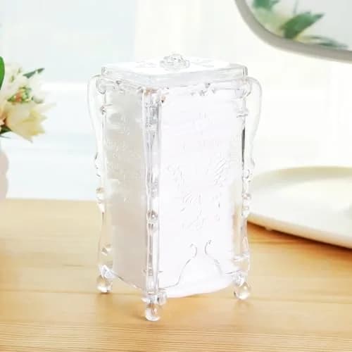 FILFEEL Acrylic Cosmetic Storage Box with Lid | 8cm x 7cm x 14cm (3.1in x 2.8in x 5.6in) thumbnail 7