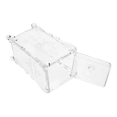 FILFEEL Acrylic Cosmetic Storage Box with Lid | 8cm x 7cm x 14cm (3.1in x 2.8in x 5.6in) thumbnail 8