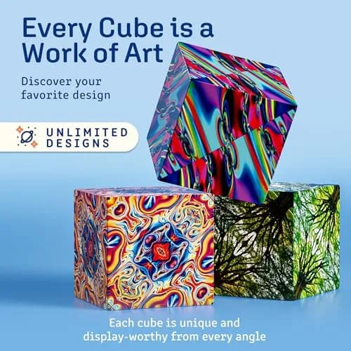 Shashibo DODECA Magnetic Puzzle Cube, Spaced Out Color, 6.3cm (2.5 inch) | STEM/STEAM Educational Toy for Kids & Adults thumbnail 8