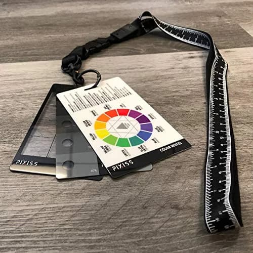 Pixiss Art Craft Kit | Artist Tools on Lanyard, Greyscale, Color Wheel, View Catcher (5x3") thumbnail 8