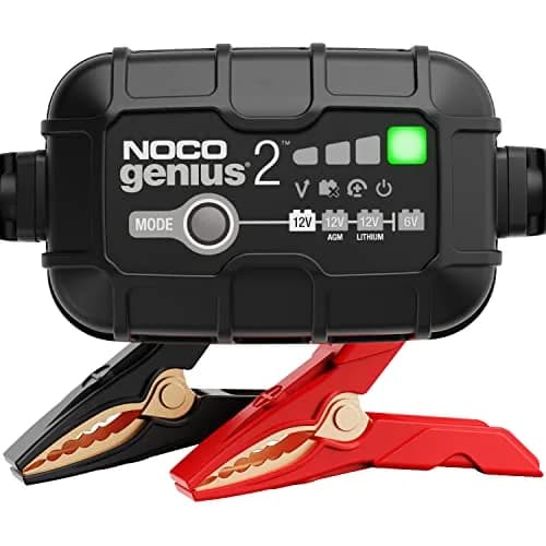 NOCO GENIUS2 2A 6/12V Smart Battery Charger, Trickle Charger & Maintainer | Compact, Power & Versatility thumbnail 1