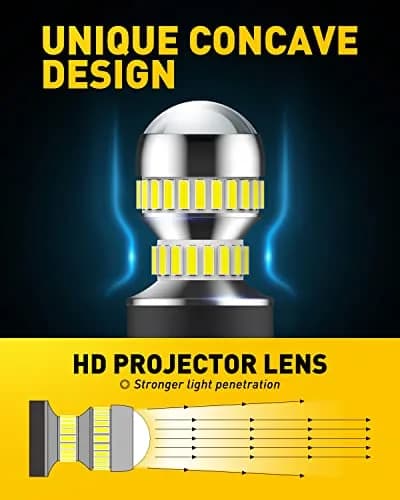 AUXITO 3157 LED White Bulbs (2-Pack) | 6000K Bright Backup Reverse Lights thumbnail 8