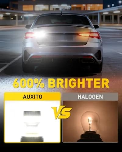 AUXITO 3157 LED White Bulbs (2-Pack) | 6000K Bright Backup Reverse Lights thumbnail 3