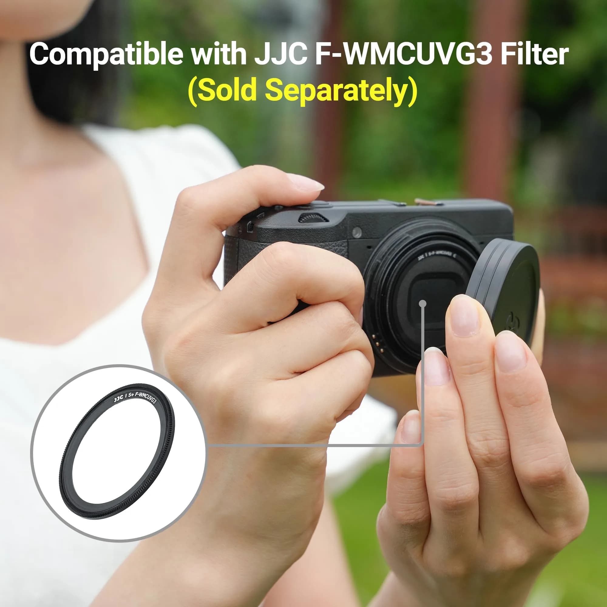 JJC Aluminum Lens Cap for Ricoh GR IIIx GR III HDF GR III GR III HDF GR II | 60mm (2.4 inches) Diameter - view 6