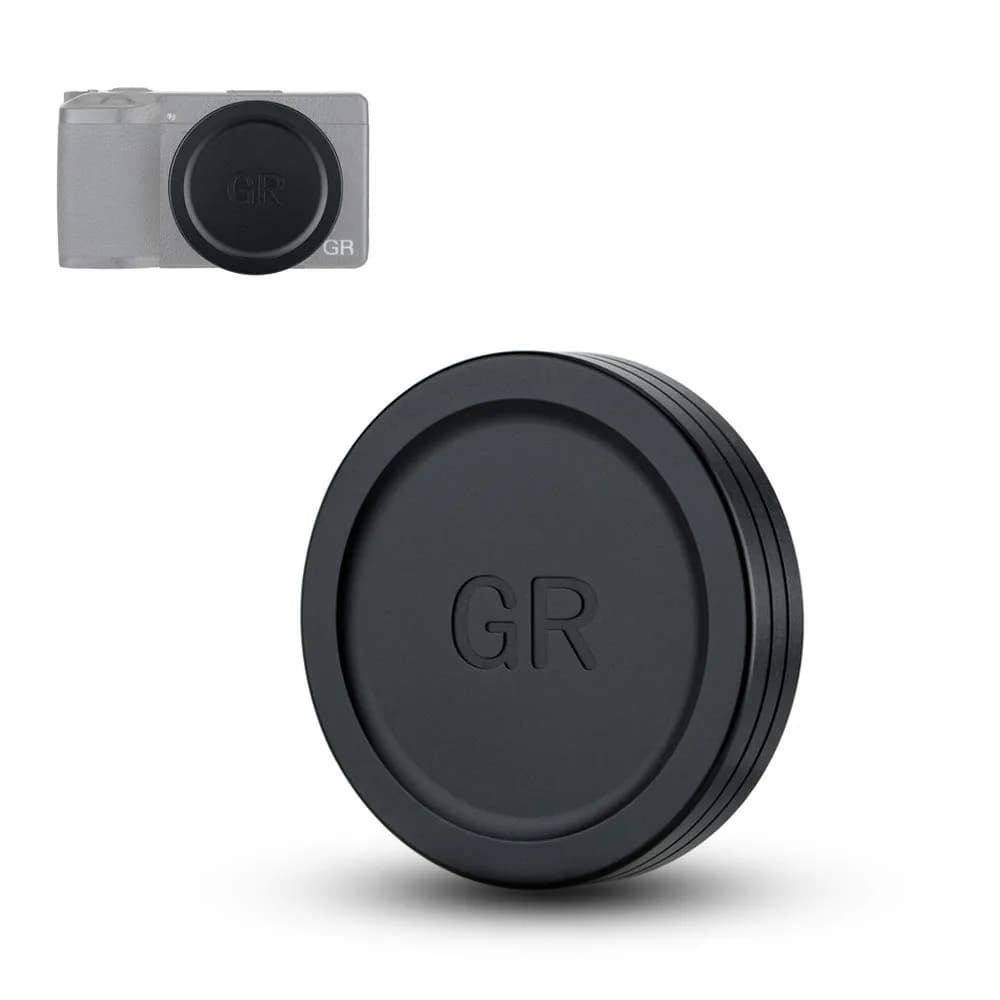 JJC Aluminum Lens Cap for Ricoh GR IIIx GR III HDF GR III GR III HDF GR II | 60mm (2.4 inches) Diameter - main product image