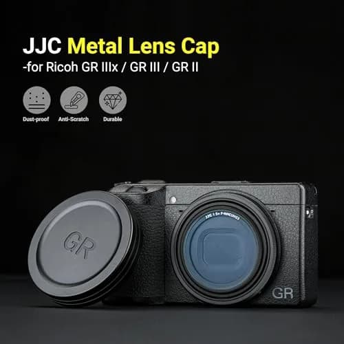 JJC Aluminum Lens Cap for Ricoh GR IIIx GR III HDF GR III GR III HDF GR II | 60mm (2.4 inches) Diameter thumbnail 2