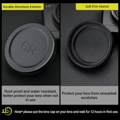 JJC Aluminum Lens Cap for Ricoh GR IIIx GR III HDF GR III GR III HDF GR II | 60mm (2.4 inches) Diameter thumbnail 3