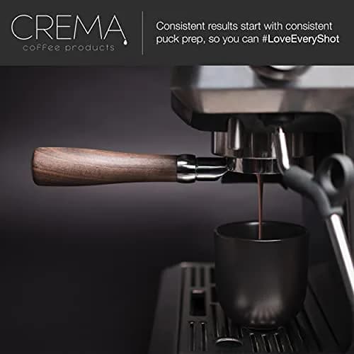 CREMA 53.3mm Coffee Distributor & Tamper | Adjustable Depth Tool | 53.3mm (2.1 inch) | Black thumbnail 5