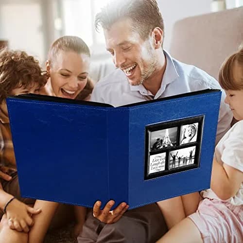 Ywlake Photo Album 4x6 500 Pockets | Extra Large Capacity Family Wedding Album with Leather Cover thumbnail 7