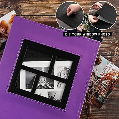 Ywlake Photo Album 4x6 1000 Pockets | Extra Large Capacity Family Wedding Album with Leather Cover thumbnail 4