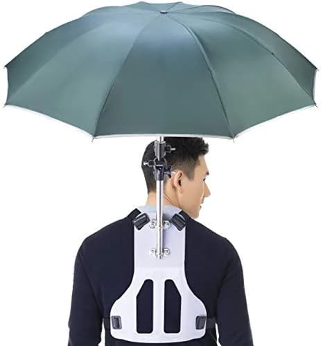 Primo Supply Wearable Hands-Free Umbrella 41 in (105 cm) | UV Sun & Rain Blocker for Outdoors thumbnail 1