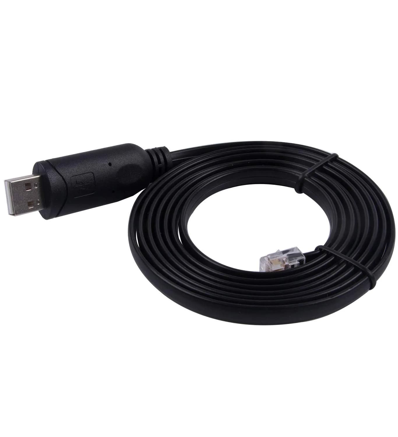 usangreen USB to RJ12 6P6C RS232 FTDI Serial Converter Cable 1.2m (3.94ft) | Genuine FTDI Chipset for APC UPS PDU - main product image