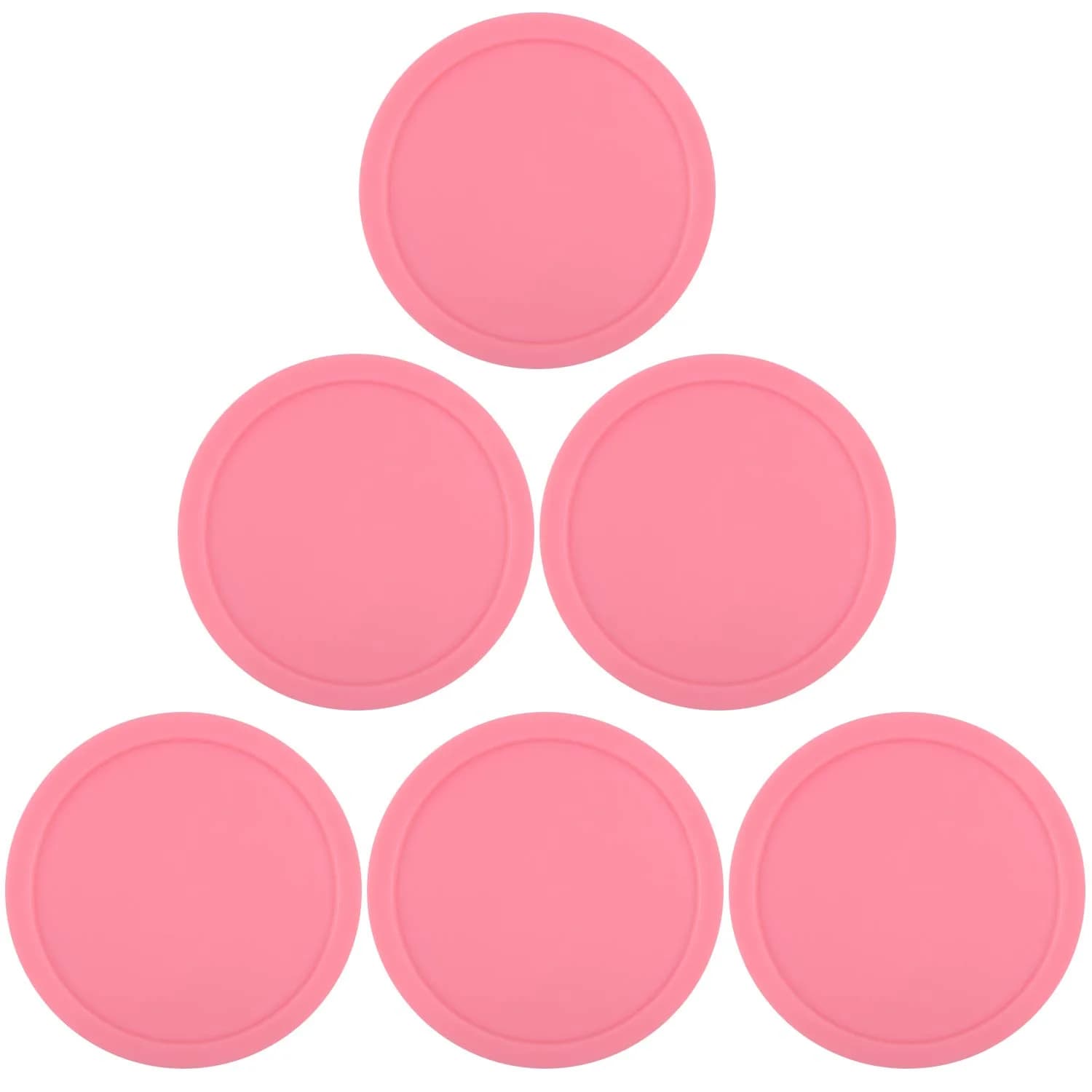 ONE250 Pink Air Hockey Pucks 3.2cm (1.25 inch) | 6 Pcs Value Pack