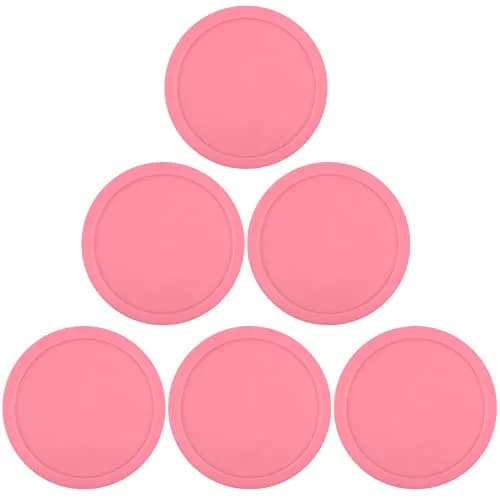 ONE250 Pink Air Hockey Pucks 3.2cm (1.25 inch) | 6 Pcs Value Pack thumbnail 1