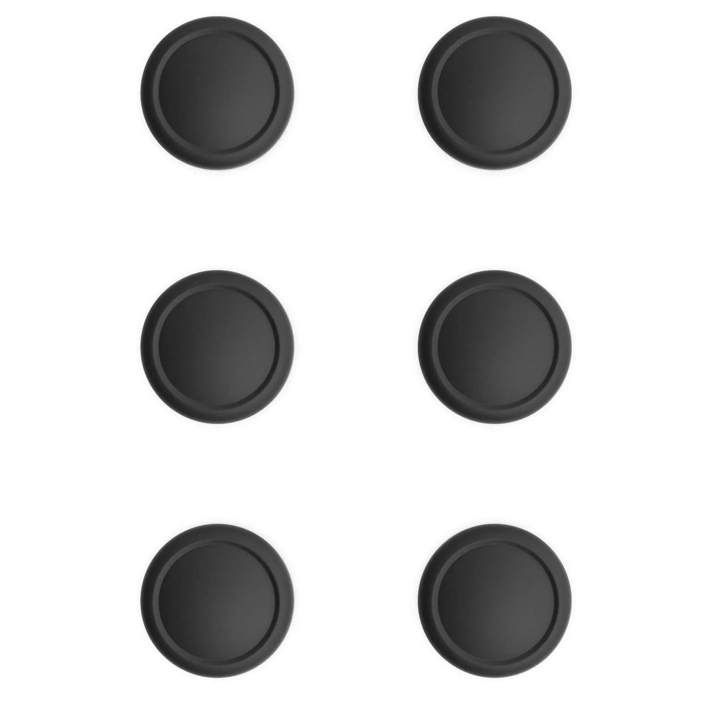 Skull & Co. Replacement Joystick Covers for Nintendo Switch & Lite (6-Pack Black) | Easy Install Repair Parts - main product image