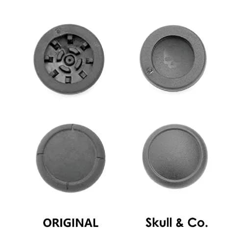 Skull & Co. Replacement Joystick Covers for Nintendo Switch & Lite (6-Pack Black) | Easy Install Repair Parts thumbnail 3