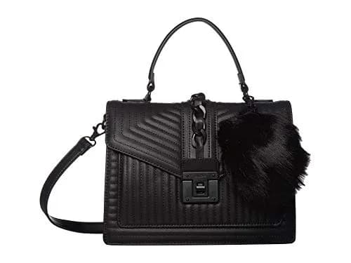 ALDO Jerilini Top Handle Bag Black Medium | Stylish Everyday Handbag for Women - main product image
