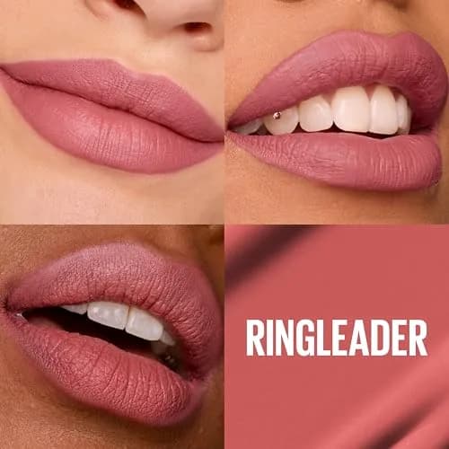Maybelline Super Stay Matte Ink Liquid Lipstick - Ringleader Mauve Pink, 16-Hour Transfer-Proof Wear thumbnail 2