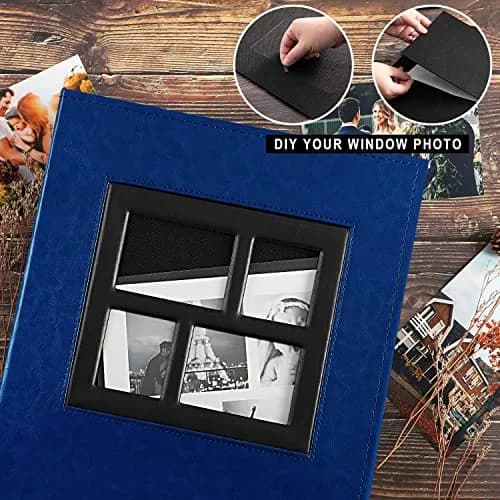 Ywlake Photo Album 4x6 1000 Pockets | Extra Large Capacity Family Wedding Album with Leather Cover thumbnail 4