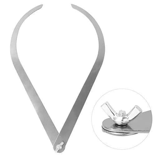 Hilitand 10in Stainless Steel Clay Caliper | Durable Pottery & Sculpture Tool (25.8x9.8x1.4 cm) thumbnail 5