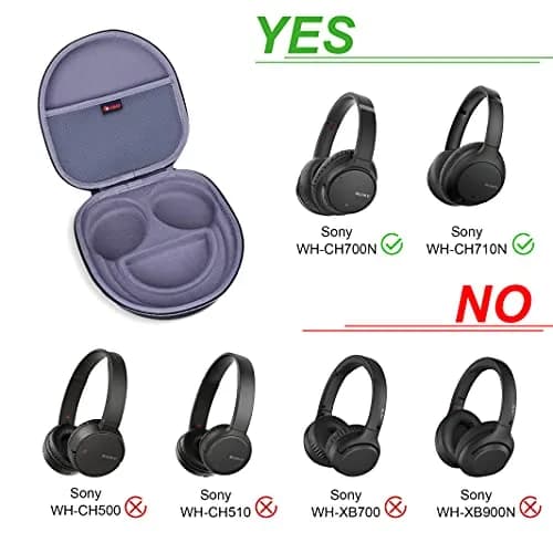 XANAD Hard Case for Sony WH-CH720N/WH-CH520N/WH-CH710N/WH-CH510 | Travel & Protection (70-120 chars) thumbnail 4
