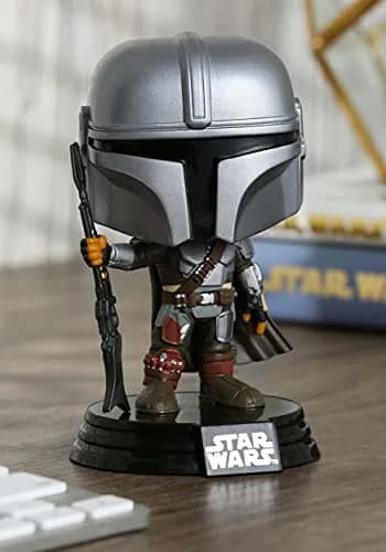 Funko POP! Star Wars: The Mandalorian - Mario (Final) - Metallic | 3.75-inch Vinyl Collectible Figurine thumbnail 2