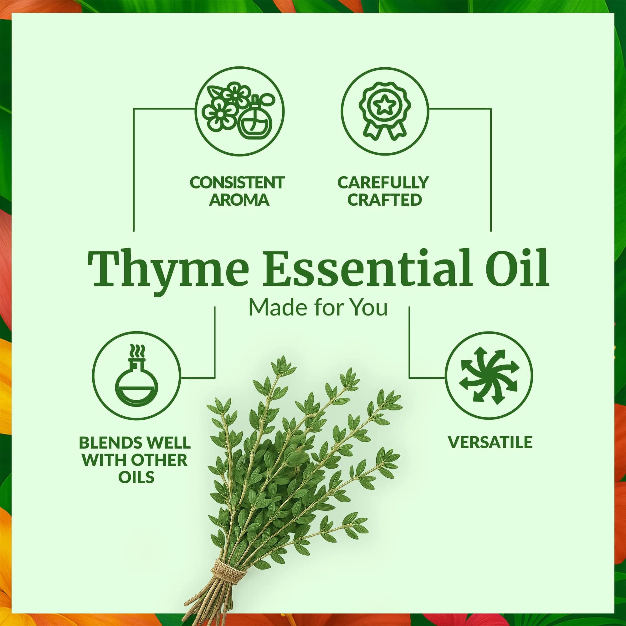 SVA Organics Organic Thyme Essential Oil, 4 Fl Oz (118 mL) - Pure & Natural - view 4