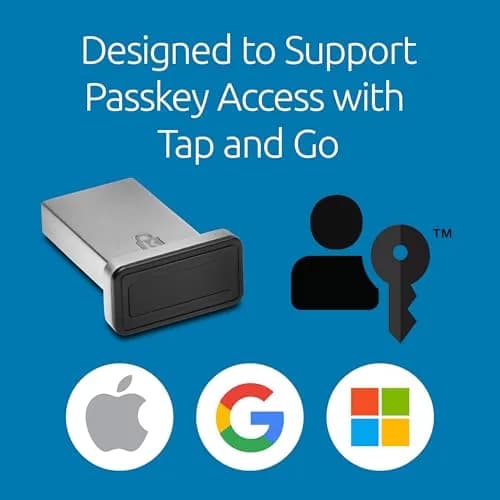 Kensington VeriMark Gen2 USB-A Fingerprint Key Reader | Windows Hello & Business, Tap and Go, Anti-Spoofing thumbnail 5